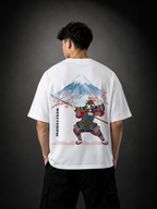 Fuji Samurai Unisex Oversized Classic T-Shirt
