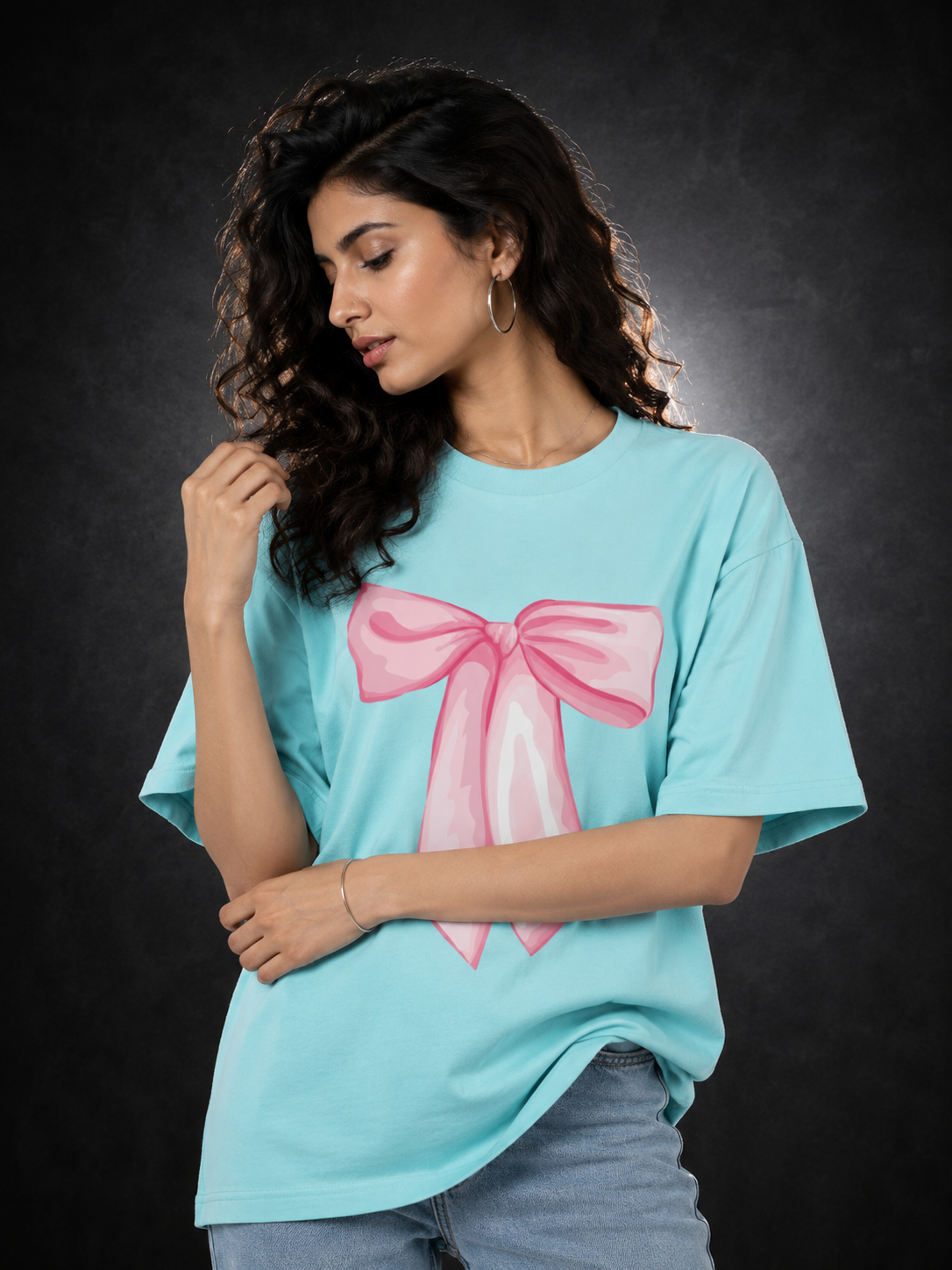 Bow Women's Oversized Classic T-Shirt