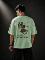 OLD TOWN Unisex Terry Oversized Tee