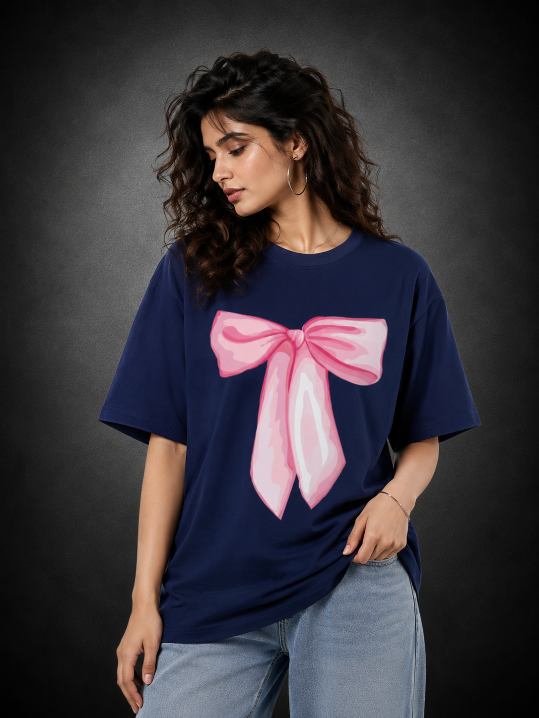 Bow Women's Oversized Classic T-Shirt