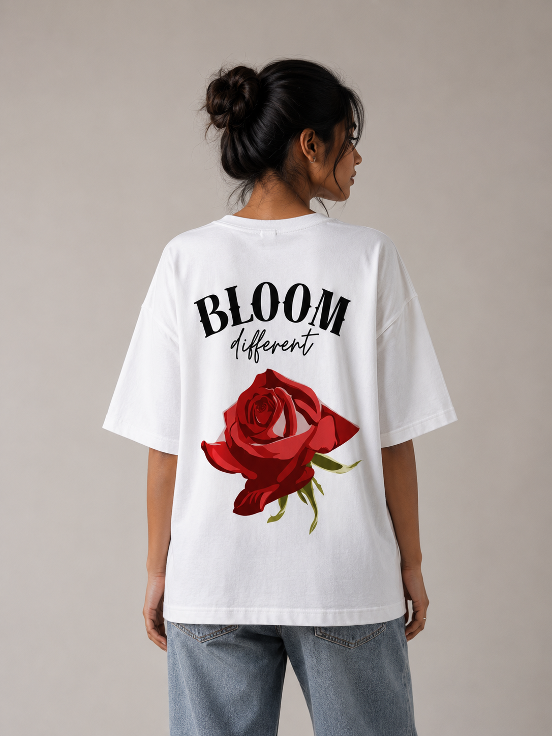 BLOOM Unisex Terry Oversized Tee