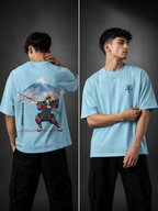 Fuji Samurai Unisex Oversized Classic T-Shirt