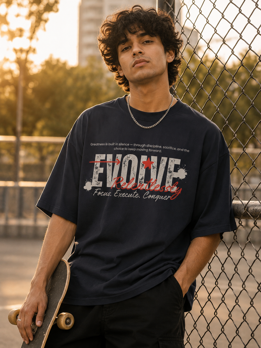 Evolve Unisex Terry Oversized Tee