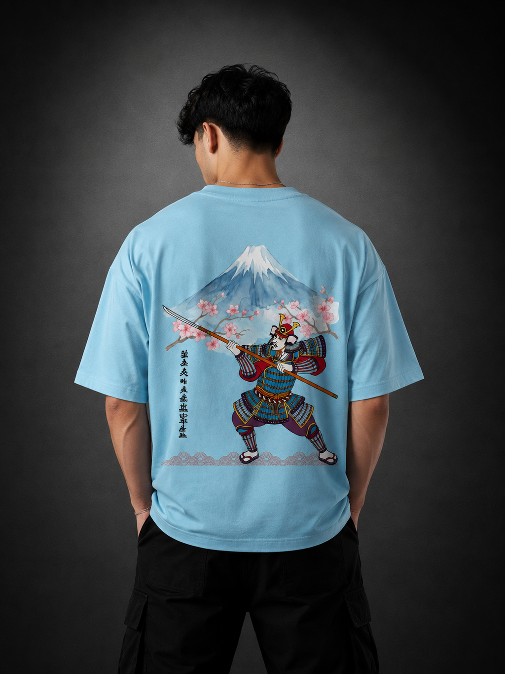 Fuji Samurai Unisex Oversized Classic T-Shirt