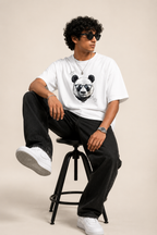 Panda Unisex Oversized Tee