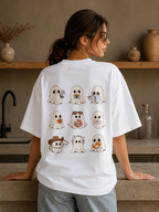 KAWAI GHOST Unisex Terry Oversized Tee