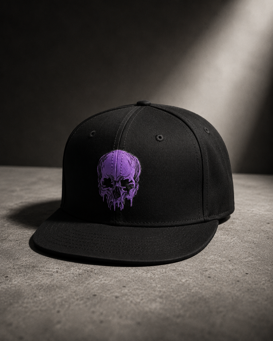 Skull Snapback Cap