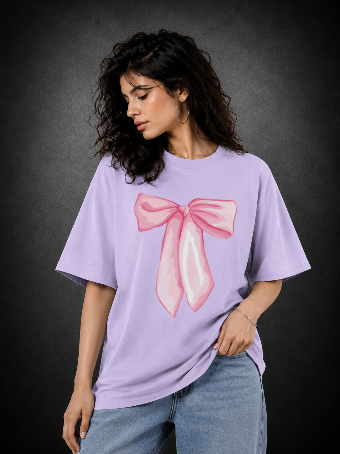 Bow Women's Oversized Classic T-Shirt