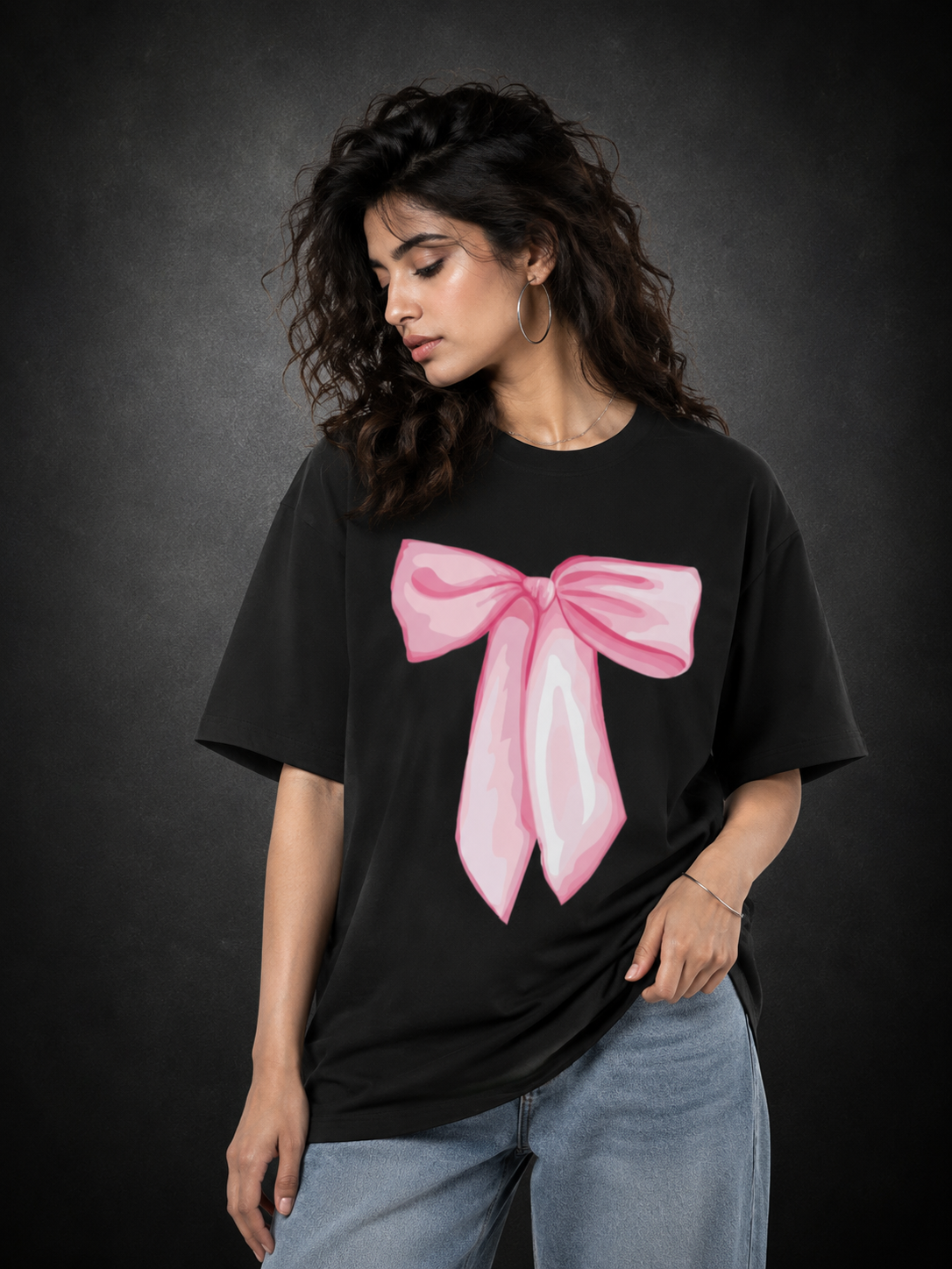 Bow Women's Oversized Classic T-Shirt